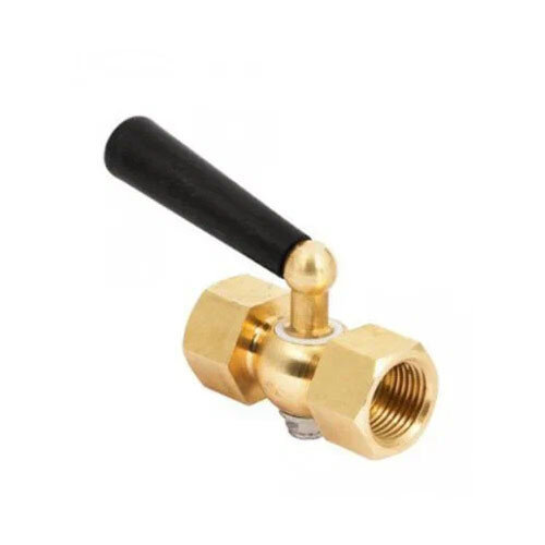 Трехходовой кран с фторопластовой прокладкой и натяжной гайкой Росма 0-2.5 Мпа G1/4" 00000031339