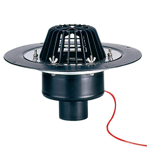 Кровельная воронка HL62.1/7 DN 75 с электрообогревом для плоской неэксплуатируемой кровли