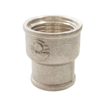 Муфта переходная VALFEX VF.240 ВР 1/2"x3/8" Ду 15x10 Ру 40 никелированная латунная