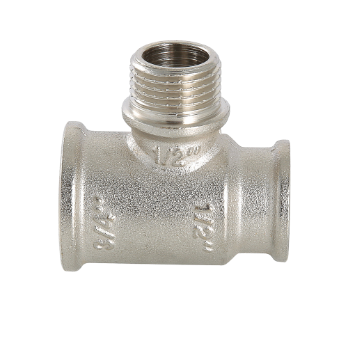 Латунный тройник VALTEC 3/4" х 1/2" х 3/4" переходной на наружную резьбу VTr.132.RN.050405