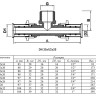 Тройник переходной VALTEC VTm.233 НР 1/2" DN 20x15x20 PN 10 латунный никелированный 2