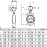 Затвор ЗПНС ADL ГРАНВЭЛ DN 900 PN 10 с редуктором 2