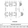 Коллекторная группа VALFEX VF.582.0609 9-ти контурный ВР-НР 1"x3/4" DN 25 PN 10 с регулирующими и балансировочными клапанами 2