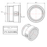 Латунная муфта VALTEC 1 1/2" х 1" переходная VTr.240.N.0806 4