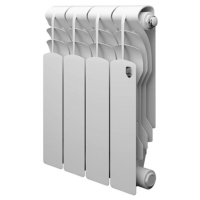 Радиатор биметаллический Royal Thermo Revolution Bimetall 350 (4 секции) Bianco Traffico