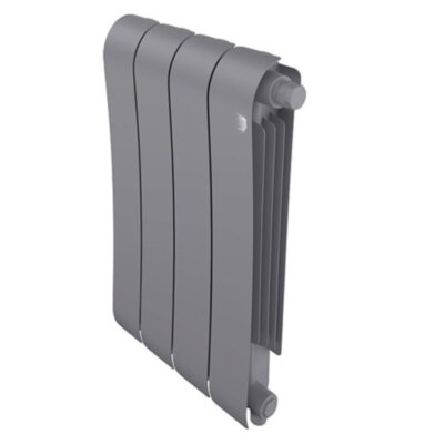 Радиатор биметаллический Royal Thermo Infinity V 500 (4 cекции) Silver Satin