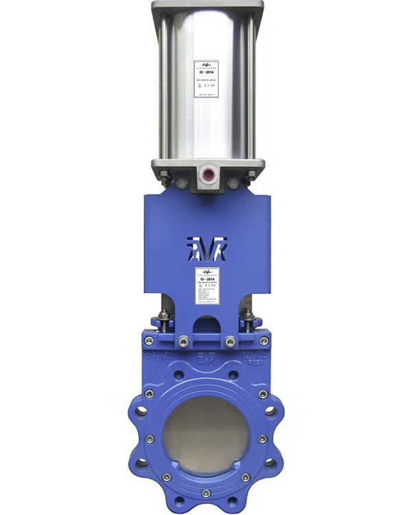 Задвижка AVK 702/40 DN 600 PN 10 ножевая шиберная фланцевая 1