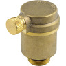 Воздухоотводчик автоматический латунный Aquasfera 5005 DN 15 PN 10 резьба - 1/2'', с горизонтальным расположением колпачка, резьбовой НР, 5005-01 2