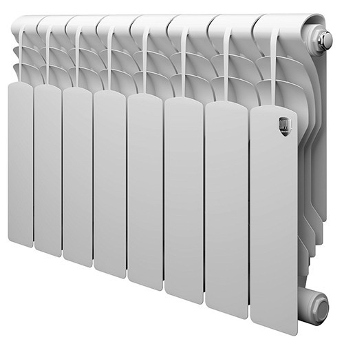 Радиатор биметаллический Royal Thermo Revolution Bimetall 350 (8 секций) Bianco Traffico