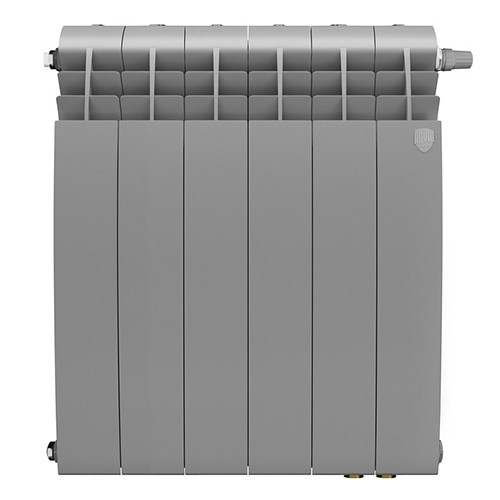 Радиатор биметаллический Royal Thermo BiLiner 500 VR (6 секций) Satin Silver 2