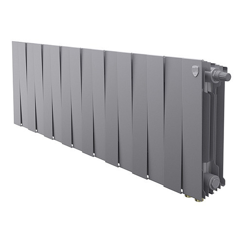 Радиатор биметаллический Royal Thermo PianoForte 300 VD (16 секций) Silver Satin 1