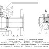 Кран шаровой LD 11С67П КШ.Р.Ф.032.040.П/П.02 Ду 32 Ру 40 стальной полнопроходный фланцевый 2