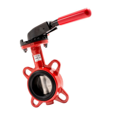 Затвор Гранвэл ЗПТЛ Ду 50 Ру 16 FL(w)-5-050-MN-НТ дисковый поворотный межфланцевый с рукояткой