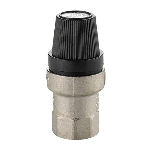 Клапан предохранительный VALTEC VT.0490.N.0415 1/2" DN 15 PN 10 пружинный с фиксированной настройкой 0,15 МПа, латунный с никелевым покрытием 8