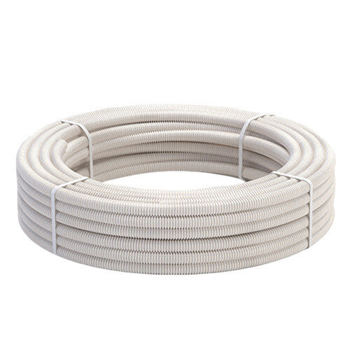 Труба гофрированная Stahlmann PT 25А Ру 15 из нержавеющей стали SS304, слоновая кость, 20 м