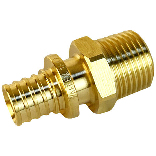 Соединитель надвижной VALFEX VF.401.AF НР 3/4" Ду 32 Ру 16 переход на наружную резьбу, латунный