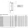 Фланец AVK COMBI 05/62 DN 250/280 PN 10 обжимной нефиксирующего типа для ПВХ труб 2