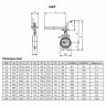 Затвор ADL ГРАНВЭЛ ЗПТС DN 80 PN 16 с рукояткой MRR 2
