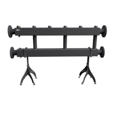 Коллектор распределительный GIDRUSS MK-600-3x50 3-х контурный НР 2" Ду 80 Ру 6 модульный