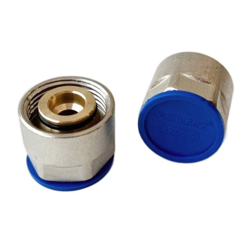 Евроконус коллекторный VALFEX VF.4450.1622 ВР 3/4" DN 20x16 PN 16 для пластиковых труб латунный никелированный