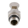 Клапан радиаторный Valtec VT.019.NR 1/2" DN 15 PN 10 настроечный угловой с самоуплотняющимся полусгоном 3