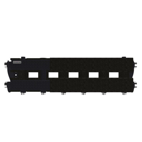 Коллектор распределительный GIDRUSS MK-100-3.EPP 3-х контурный НР 1 1/4"x1" Ду 32 Ру 6 модульный в термоизоляции 2