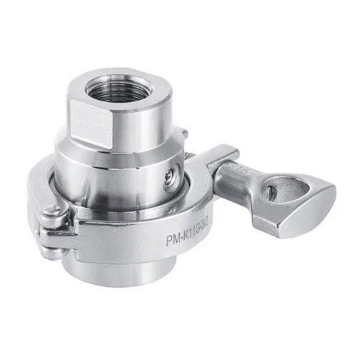 Разделитель сред мембранный с клэмповым хомутом РОСМА РМ-К11-2 под приварку Дкорп=51мм -0,1-4 МПа M20x1,5 УТ-00054456