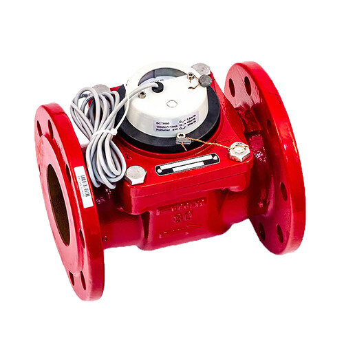 Счетчик для горячей воды Тепловодомер ВСТН-80 турбинный фланцевый с импульсным выходом