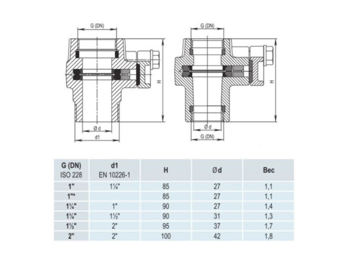 Перекрывающий адаптер Hawle 3720х2" для врезных хомутов