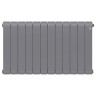 Радиатор биметаллический Royal Thermo Infinity 500 (12 cекций) Silver Satin 2
