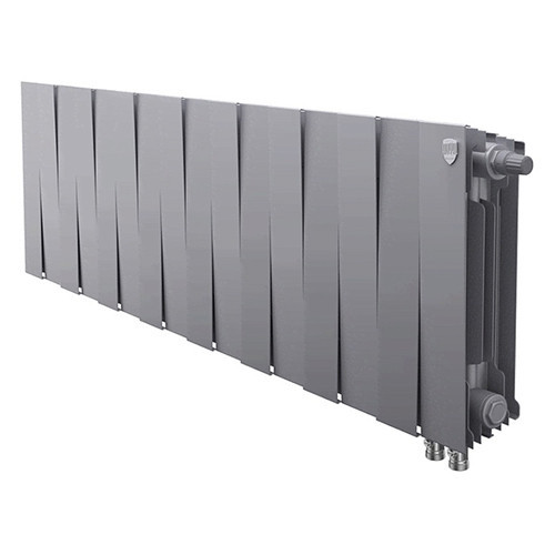 Радиатор биметаллический Royal Thermo PianoForte 300 VDR (16 секций) Silver Satin 1