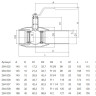 Кран шаровой NAVAL 284002 DN 10 PN 40 стальной стандартнопроходный резьба/сварка 2