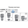 Воздушный клапан HL900N DN50/75/110 канализационный, с переходником DN50/75 3