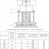 Опора Дн 245 83 ОСТ 24.125.165-01 катковая пружинная аустенитная сталь 2