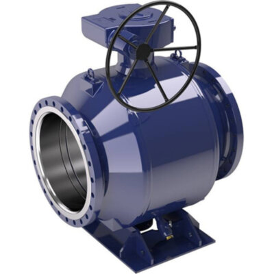 Кран шаровой NAVAL 235542 DN 700 PN 16 стальной полнопроходный фланцевый с редуктором