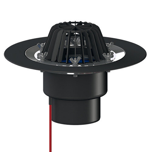 Кровельная воронка HL62.1/2 DN 125 с электрообогревом для плоской неэксплуатируемой кровли