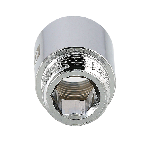 Латунный удлинитель VALTEC 1/2" хромированный VTr.198.C.0410