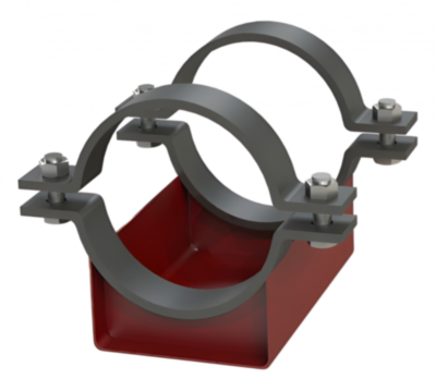 Опора 108-КХ-А11 Ду 108 мм ОСТ 36-146-88 неподвижная