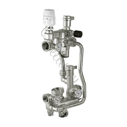 Узел насосно-смесительный VALFEX VF.151.0.180 ВР 1"x1 1/2" DN 25 PN 10 с термоголовкой без насоса