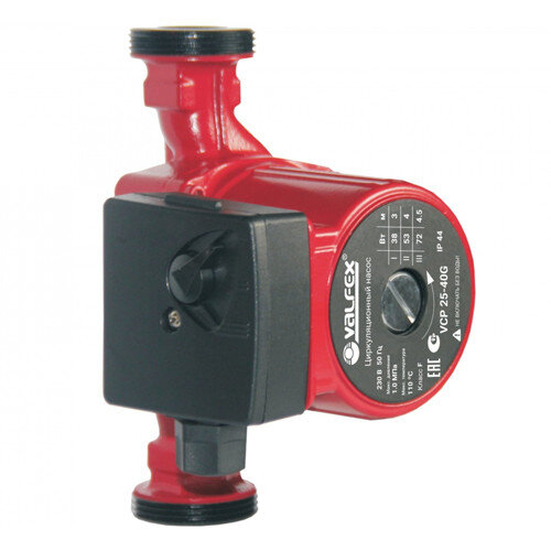 Насос циркуляционный VALFEX VCP 25-40G DN 25 PN 10 с гайками