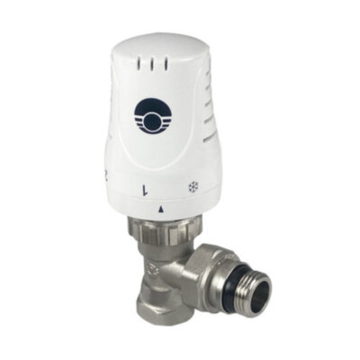 Клапан радиаторный VALFEX VF.047.N ВР-НР 1/2" DN 15 PN 10 угловой с термоголовкой