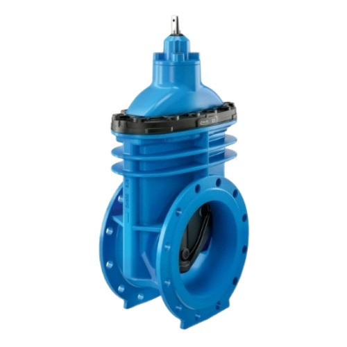 Задвижка HAWLE 4000E3 DN 300 PN 10 фланцевая клиновая чугунная с обрезиненным клином разборная