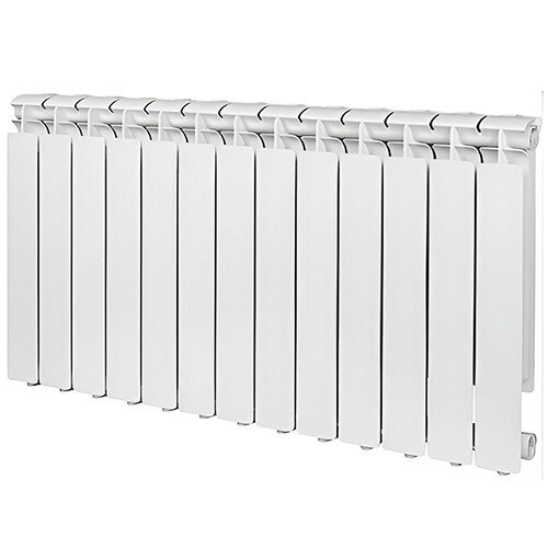 Радиатор биметаллический RIFAR Base 200 13 секций боковое подключение белый