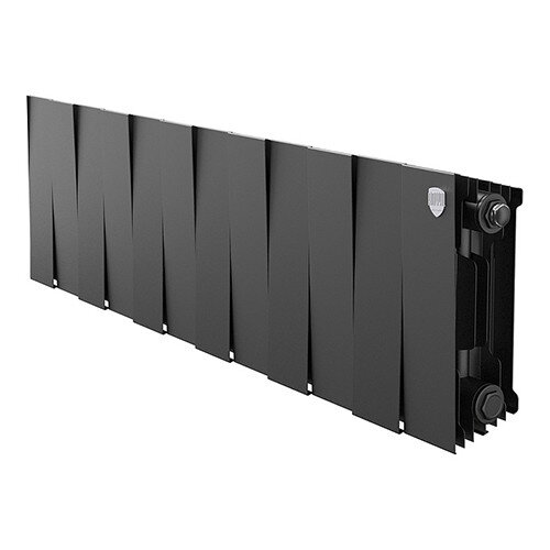 Радиатор биметаллический Royal Thermo PianoForte 200 (12 секций) Noir Sable