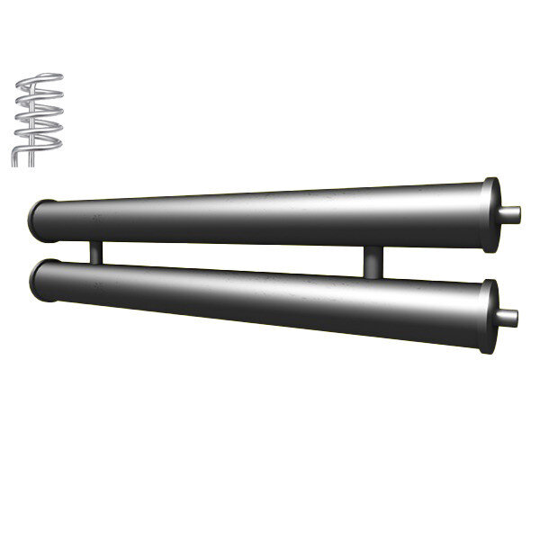 Регистр отопления РАП-2x89x3,0-4000 автономный двухрядный с плоскими заглушками