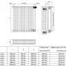 Дизайн-радиатор Royal Thermo SHIFT Q30 C2050 - 08 секц. RAL9016 5