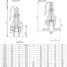 Предохранительный клапан ADL Прегран 095-05-OM DN 100х100 2