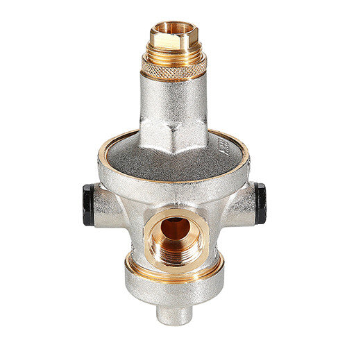 Редуктор давления VALTEC VT.085.N.0807 1 1/2'' DN 40 PN 25 мембранный, прямого действия, с демпферной камерой, латунный с никелевым покрытием