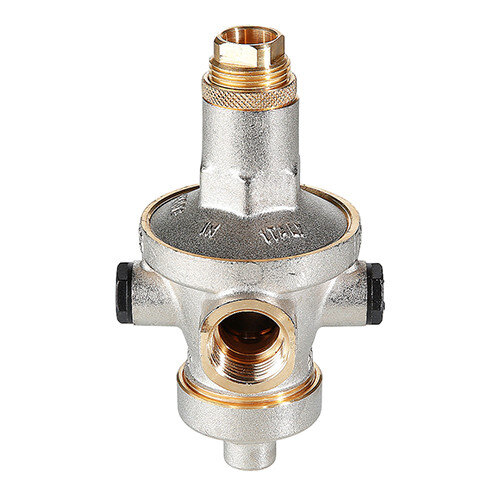 Редуктор давления VALTEC VT.085.N.0807 1 1/2'' DN 40 PN 25 мембранный, прямого действия, с демпферной камерой, латунный с никелевым покрытием
