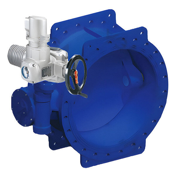 Затвор дисковый VGA K56.20 DN 450 PN 10 фланцевый с двойным эксцентриситетом с электроприводом